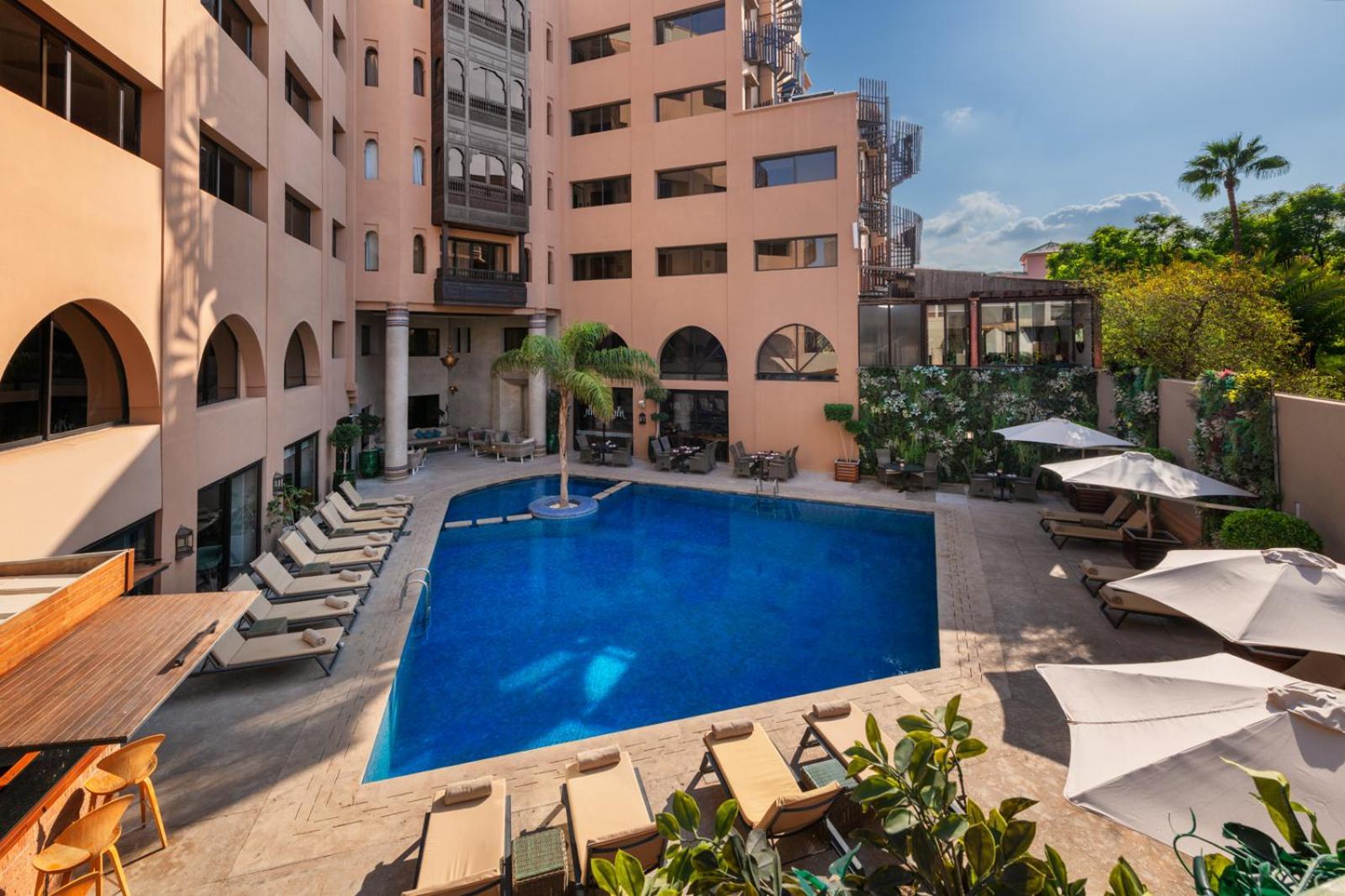 Hivernage Hotel & Spa Marrakesh Exterior photo The swimming pool at the hotel