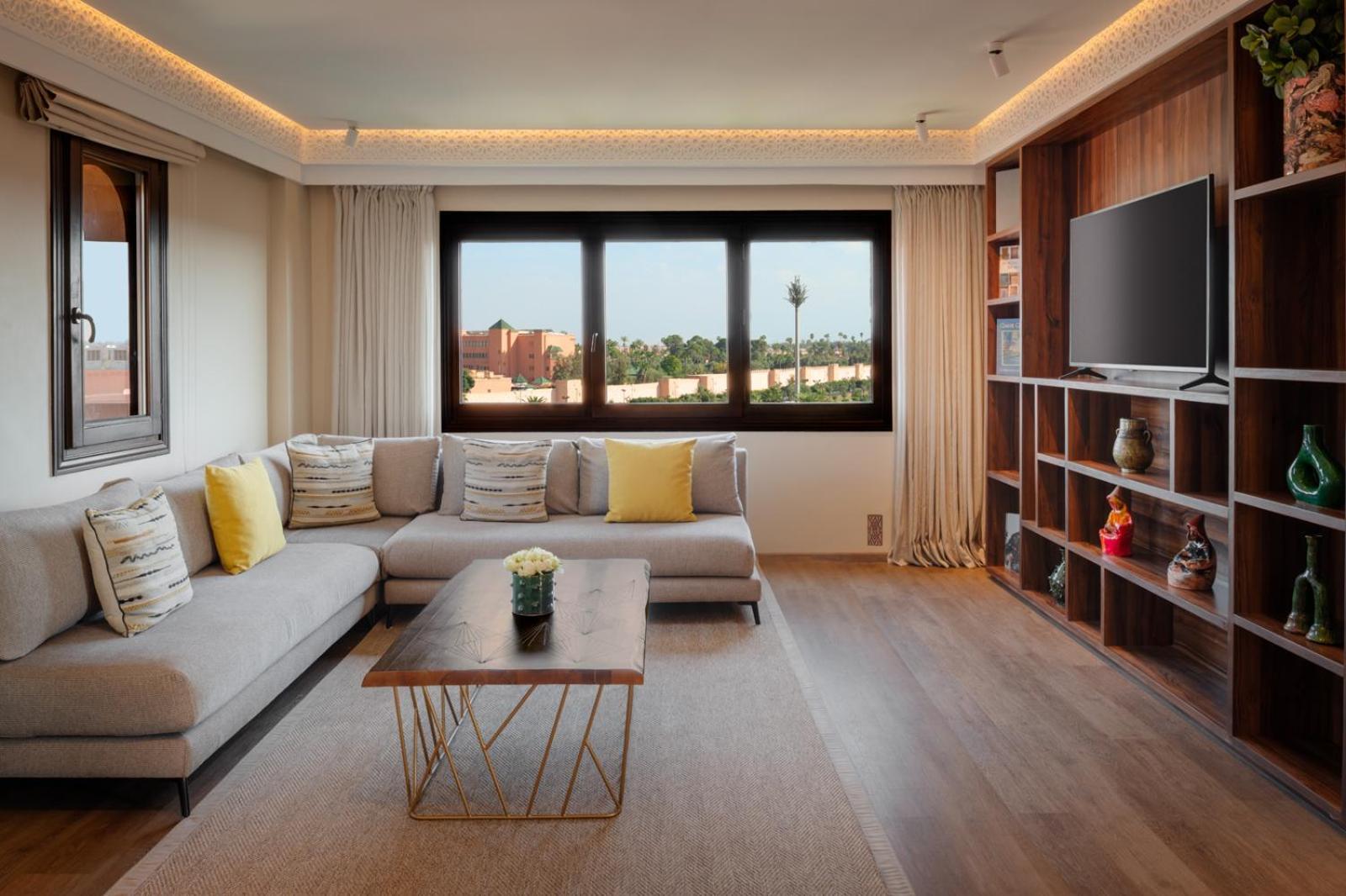 Hivernage Hotel & Spa Marrakesh Exterior photo A living room at the hotel