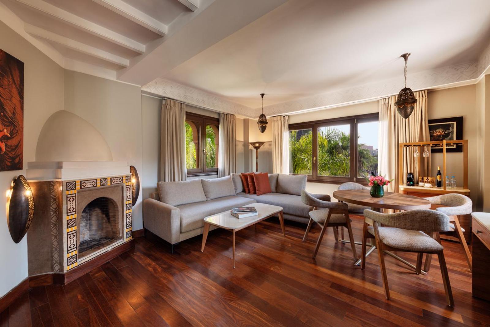 Hivernage Hotel & Spa Marrakesh Exterior photo A living room in a hotel